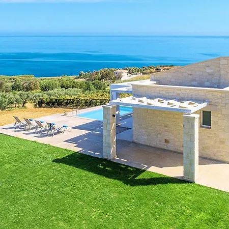 Vista Mare Heated Pool Villa Georgioupoli